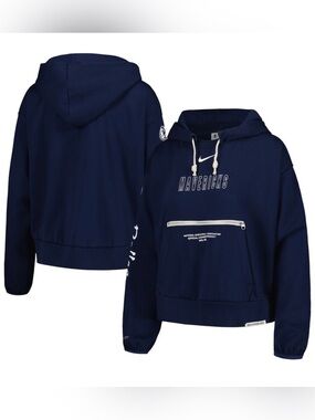 NWT Women's Dallas Mavericks Nike Navy Courtside Standard Issue Performance Pull